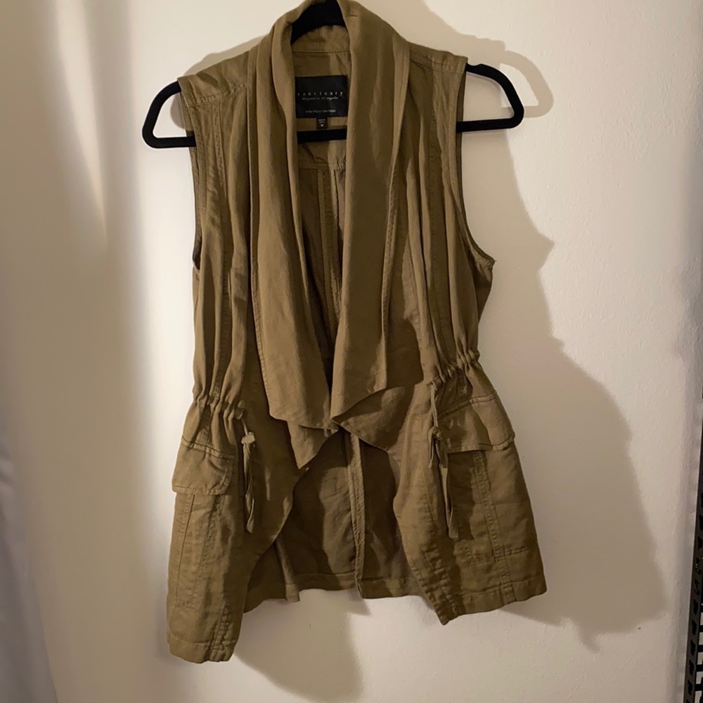 SANCTUARY Green Vest